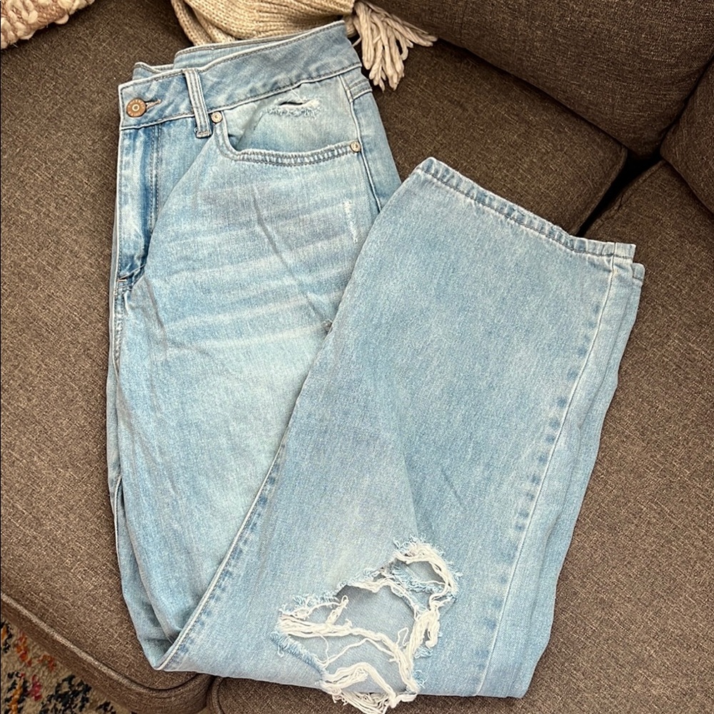 SINCERELY JULES Distressed Mom Jeans